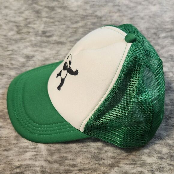 Panda Dap Trucker Hat Baseball Cap Green White O/S - Picture 3 of 5